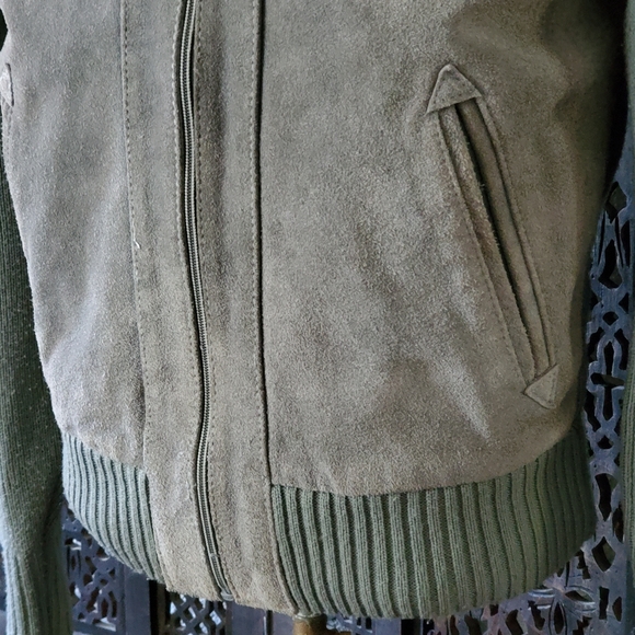 Vintage Leather sweater jacket - Picture 14 of 16